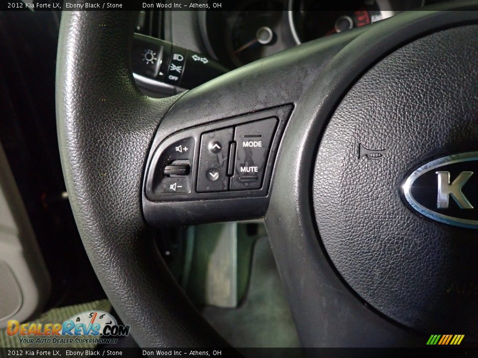 2012 Kia Forte LX Ebony Black / Stone Photo #26