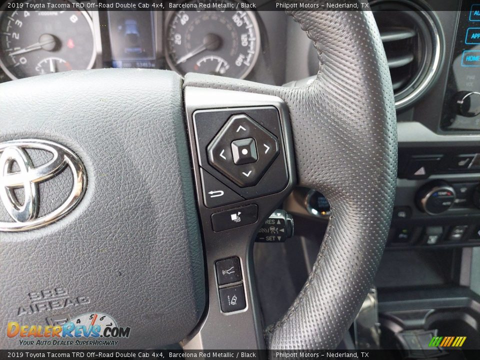 2019 Toyota Tacoma TRD Off-Road Double Cab 4x4 Barcelona Red Metallic / Black Photo #17