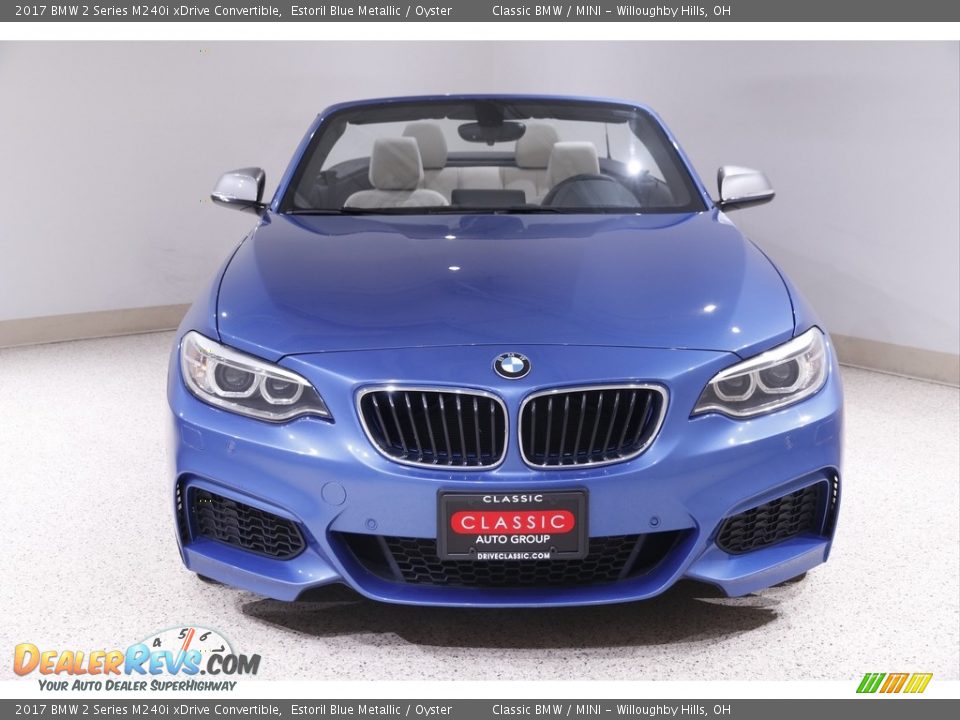 Estoril Blue Metallic 2017 BMW 2 Series M240i xDrive Convertible Photo #3