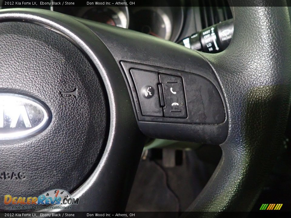 2012 Kia Forte LX Ebony Black / Stone Photo #27