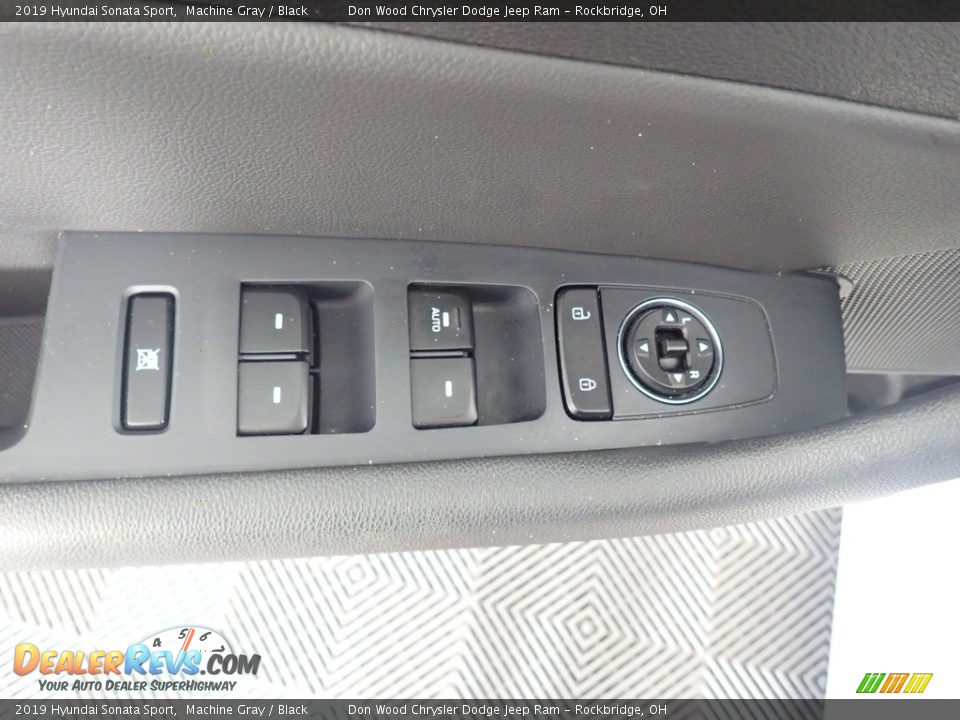 2019 Hyundai Sonata Sport Machine Gray / Black Photo #17