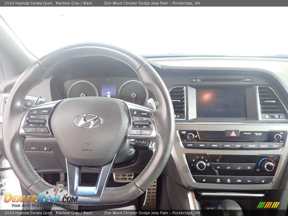 2019 Hyundai Sonata Sport Machine Gray / Black Photo #20