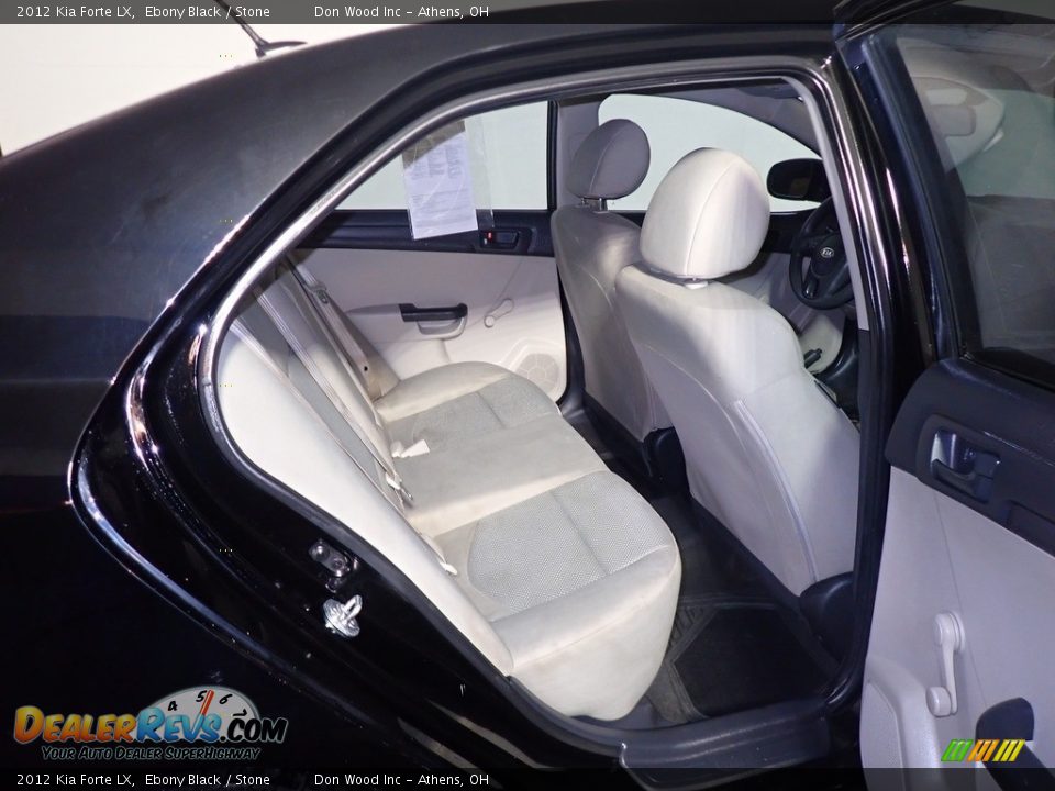 2012 Kia Forte LX Ebony Black / Stone Photo #34