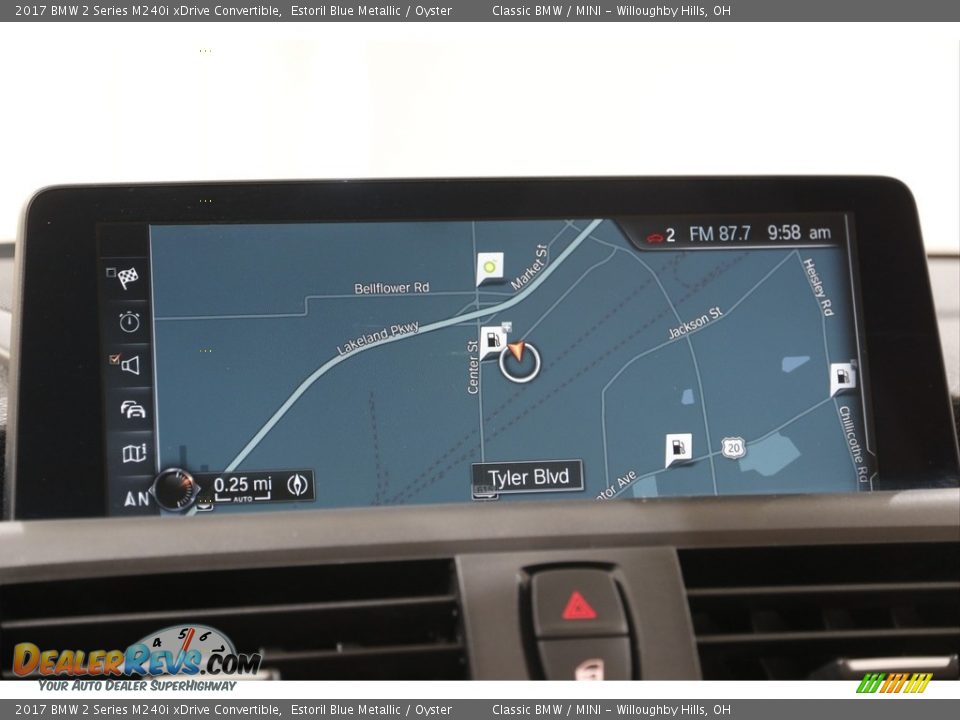 Navigation of 2017 BMW 2 Series M240i xDrive Convertible Photo #11