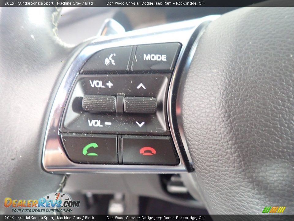 2019 Hyundai Sonata Sport Machine Gray / Black Photo #21