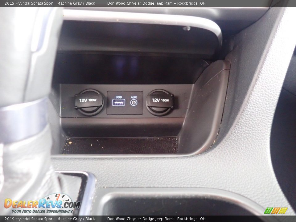 2019 Hyundai Sonata Sport Machine Gray / Black Photo #24