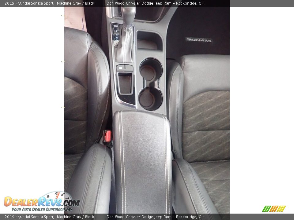 2019 Hyundai Sonata Sport Machine Gray / Black Photo #25