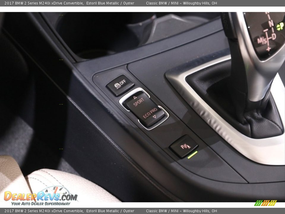 Controls of 2017 BMW 2 Series M240i xDrive Convertible Photo #16
