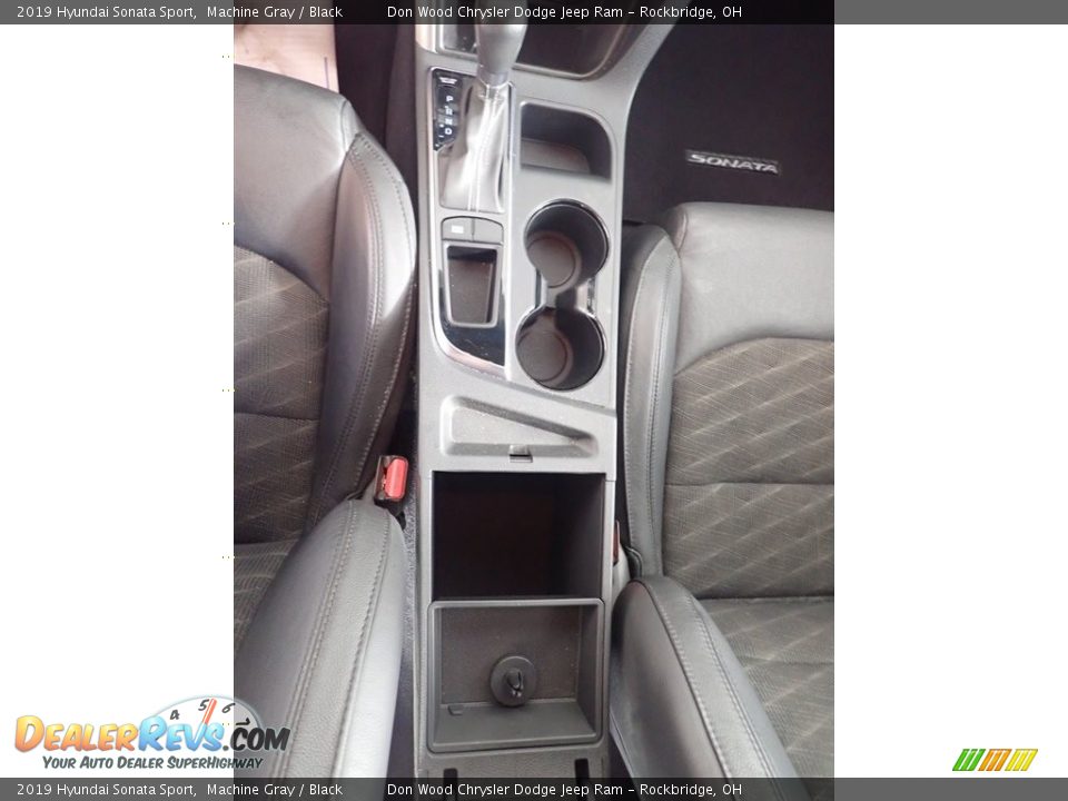 2019 Hyundai Sonata Sport Machine Gray / Black Photo #26