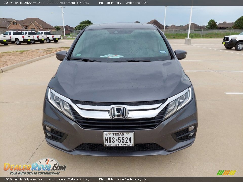 2019 Honda Odyssey EX-L Pacific Pewter Metallic / Gray Photo #2