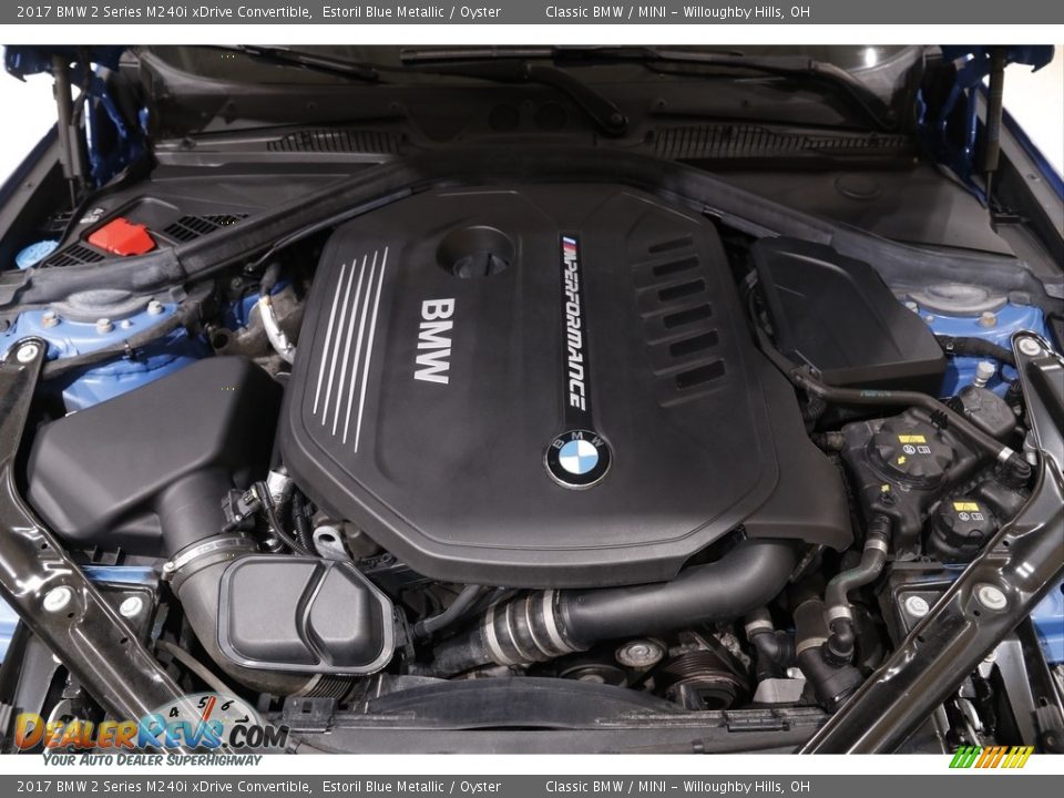 2017 BMW 2 Series M240i xDrive Convertible 3.0 Liter DI TwinPower Turbocharged DOHC 24-Valve VVT Inline 6 Cylinder Engine Photo #22