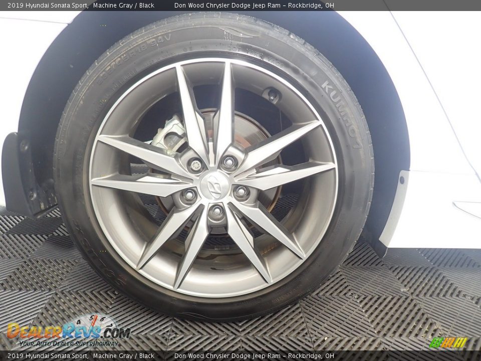 2019 Hyundai Sonata Sport Machine Gray / Black Photo #33