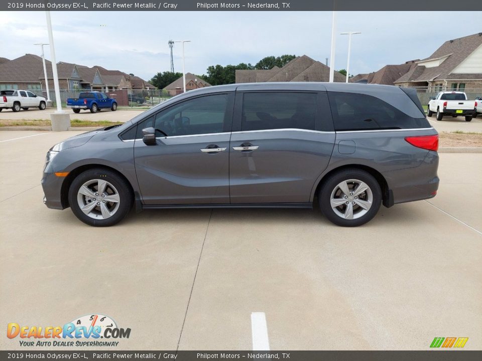 2019 Honda Odyssey EX-L Pacific Pewter Metallic / Gray Photo #4
