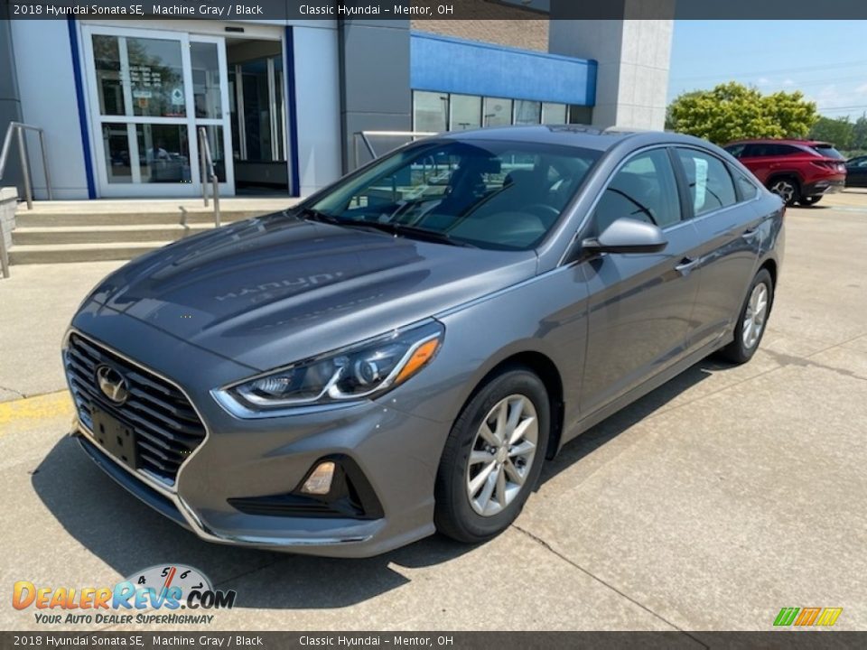 2018 Hyundai Sonata SE Machine Gray / Black Photo #1