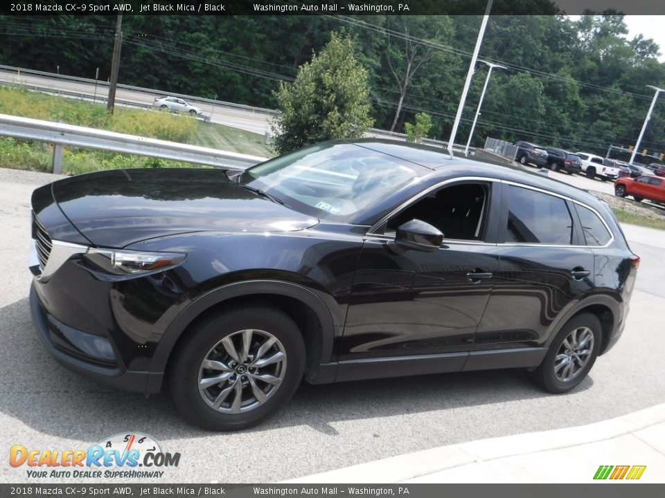 2018 Mazda CX-9 Sport AWD Jet Black Mica / Black Photo #13