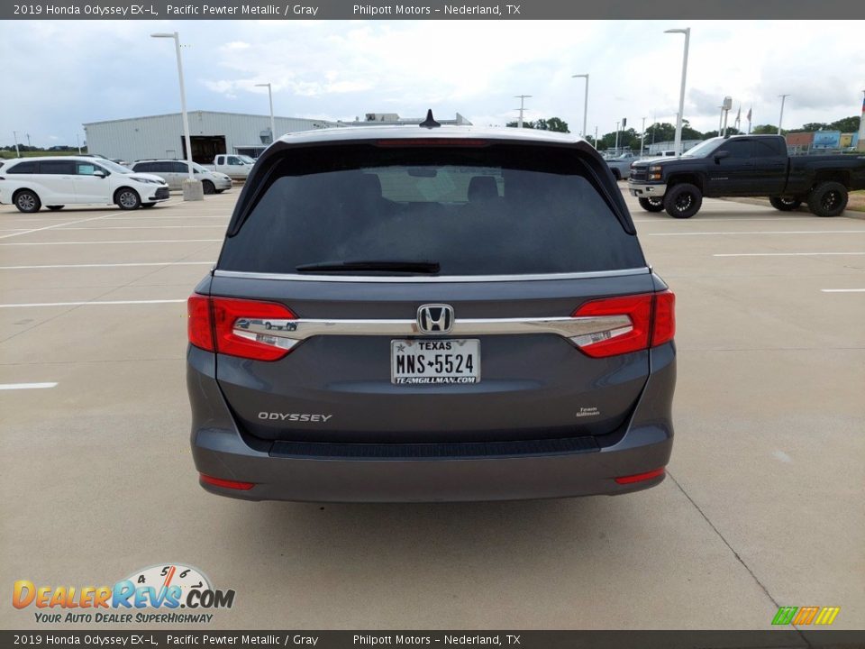 2019 Honda Odyssey EX-L Pacific Pewter Metallic / Gray Photo #6