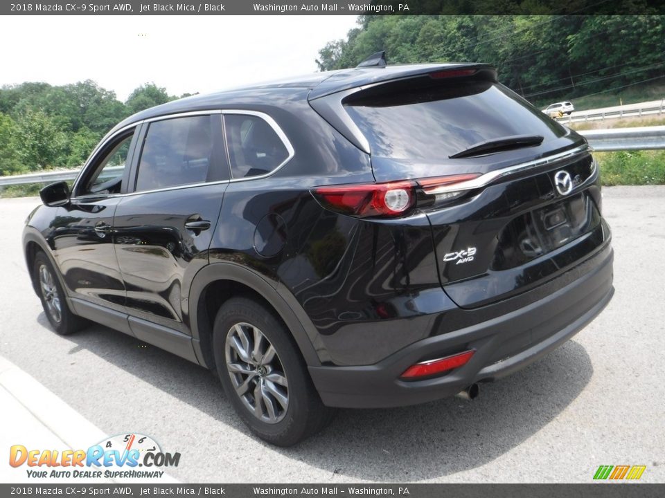 2018 Mazda CX-9 Sport AWD Jet Black Mica / Black Photo #14