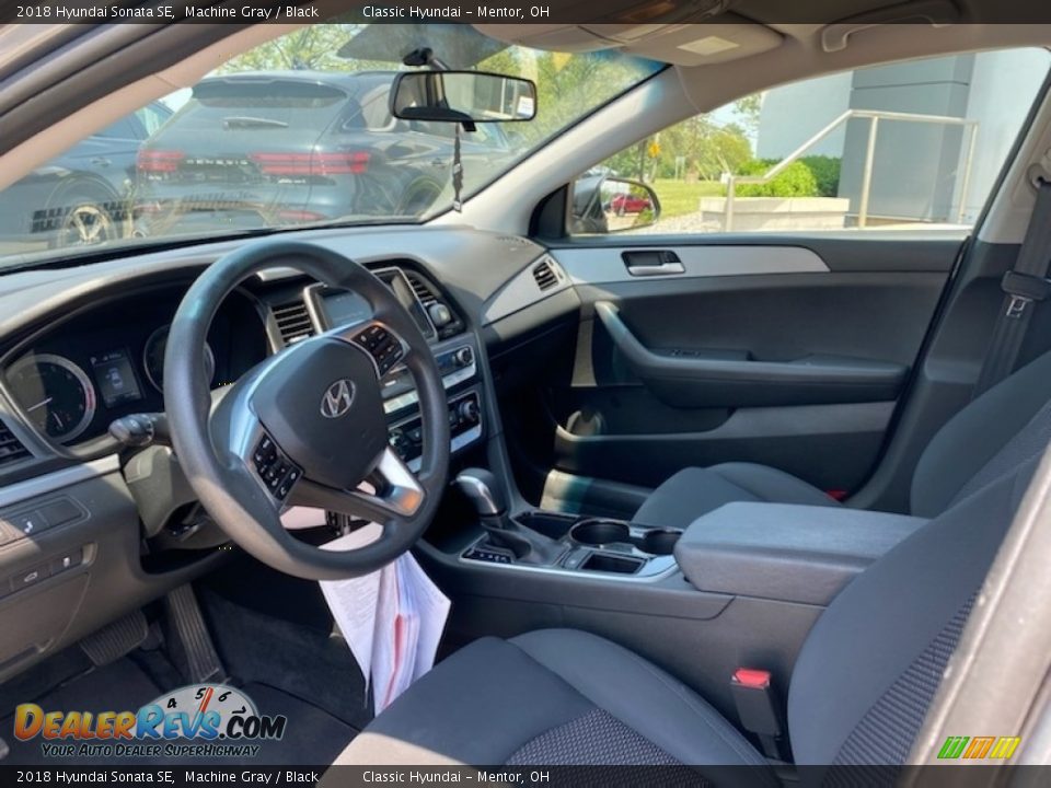 2018 Hyundai Sonata SE Machine Gray / Black Photo #3