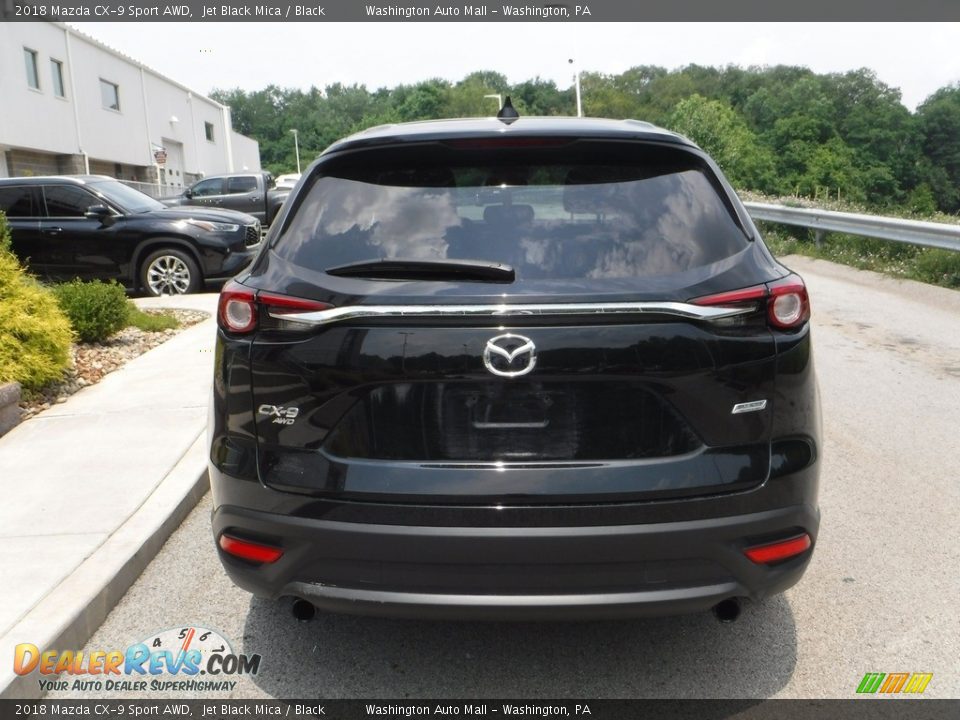 2018 Mazda CX-9 Sport AWD Jet Black Mica / Black Photo #15