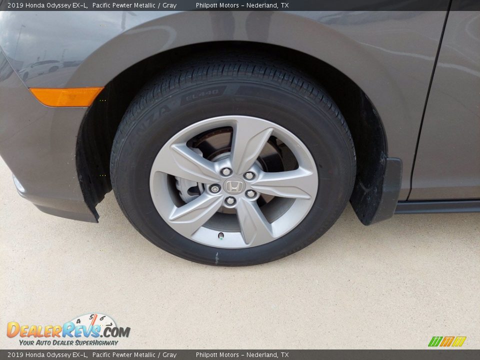 2019 Honda Odyssey EX-L Pacific Pewter Metallic / Gray Photo #9