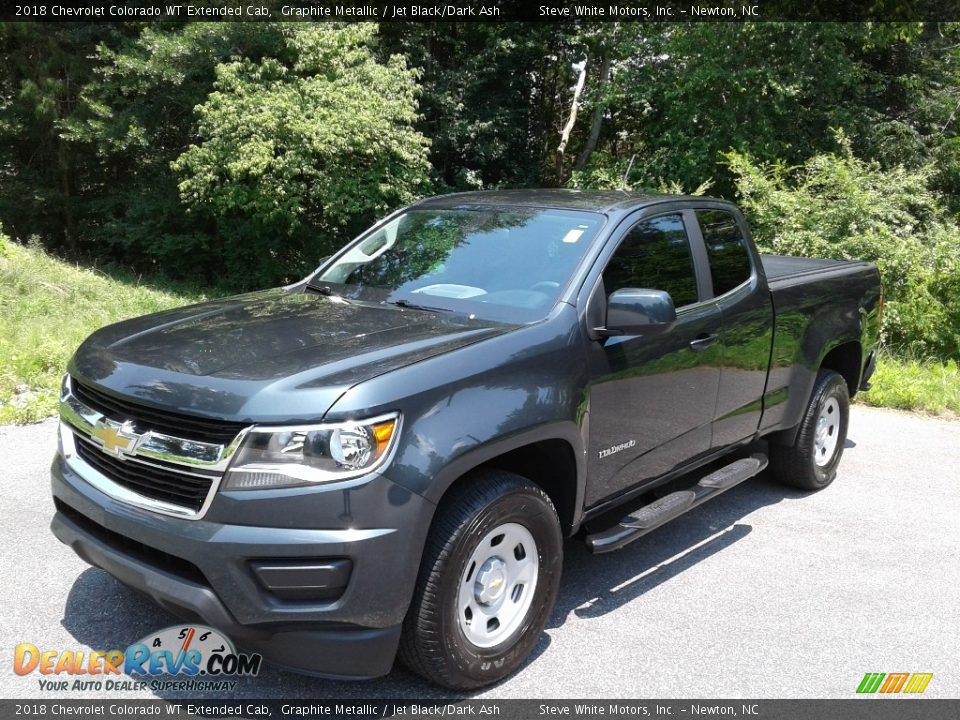 Graphite Metallic 2018 Chevrolet Colorado WT Extended Cab Photo #2