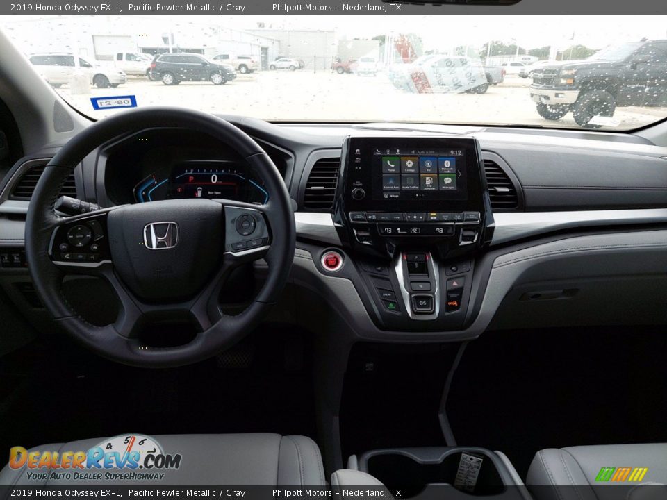 2019 Honda Odyssey EX-L Pacific Pewter Metallic / Gray Photo #11
