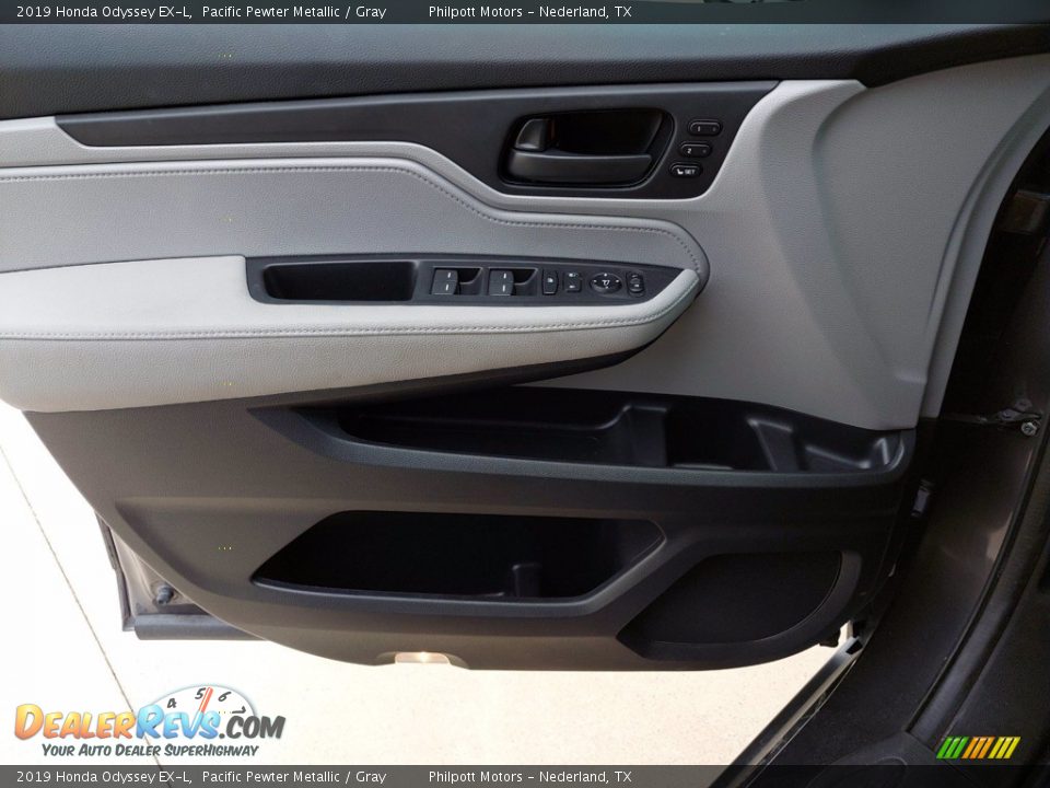 2019 Honda Odyssey EX-L Pacific Pewter Metallic / Gray Photo #13