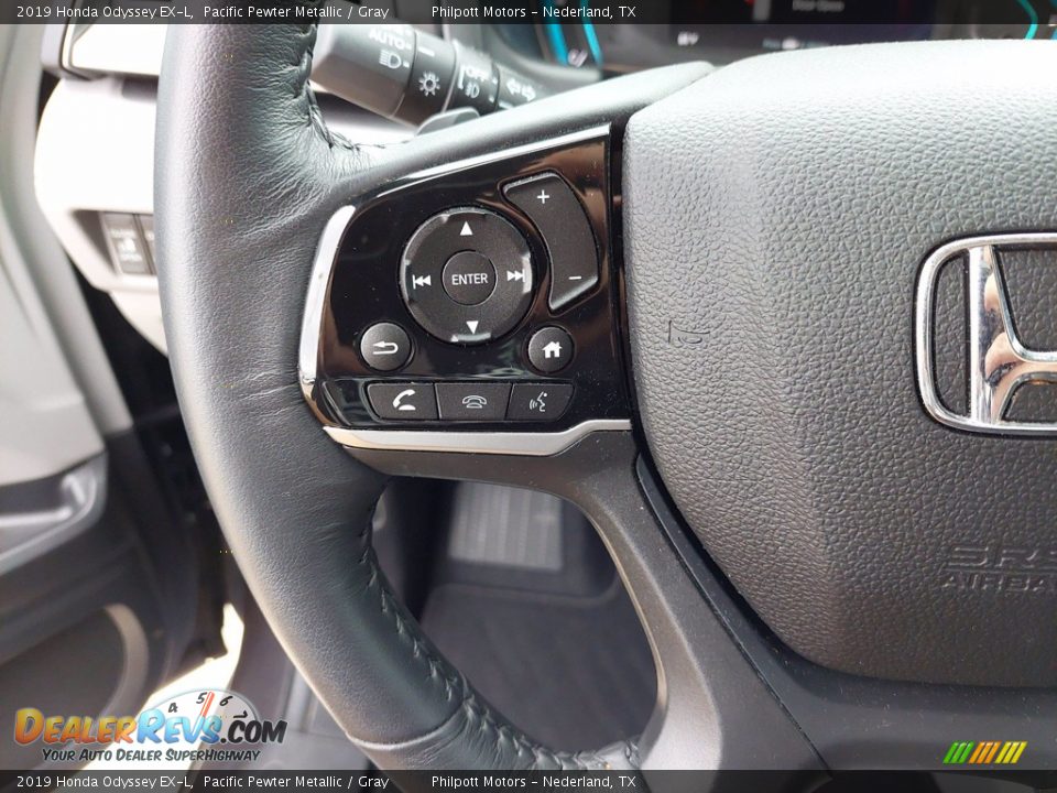 2019 Honda Odyssey EX-L Pacific Pewter Metallic / Gray Photo #16