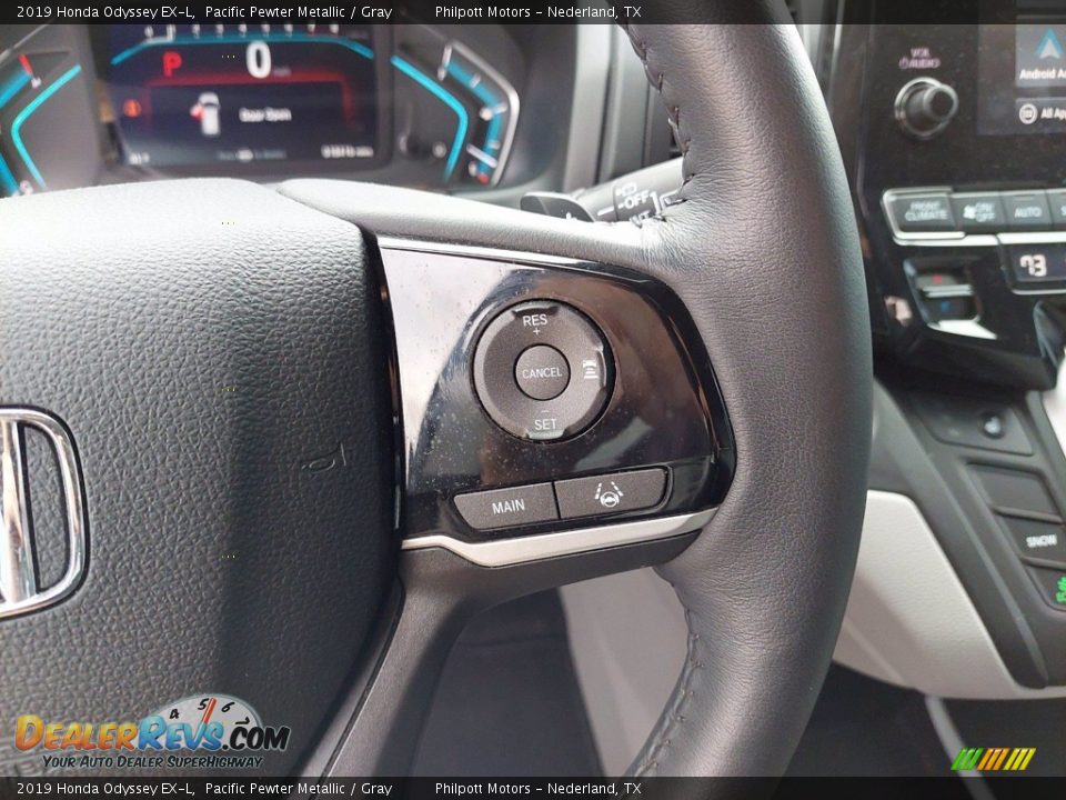 2019 Honda Odyssey EX-L Pacific Pewter Metallic / Gray Photo #17