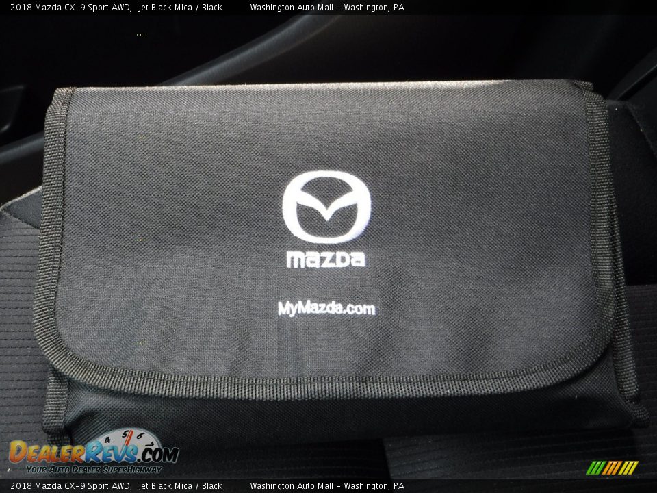 2018 Mazda CX-9 Sport AWD Jet Black Mica / Black Photo #28