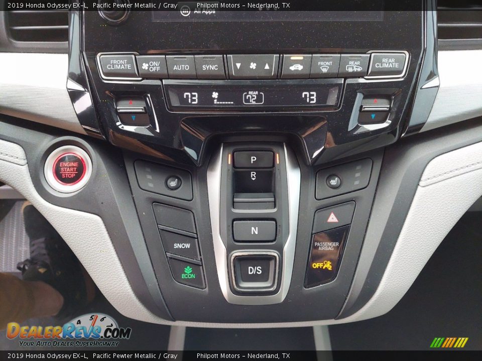 2019 Honda Odyssey EX-L Pacific Pewter Metallic / Gray Photo #22