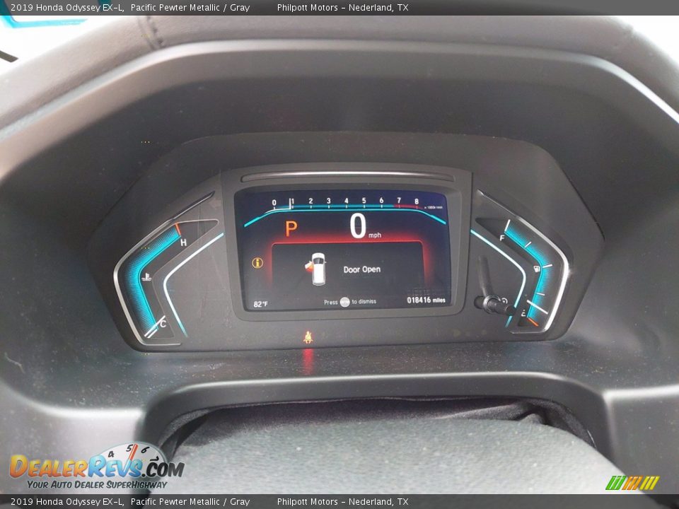 2019 Honda Odyssey EX-L Pacific Pewter Metallic / Gray Photo #24