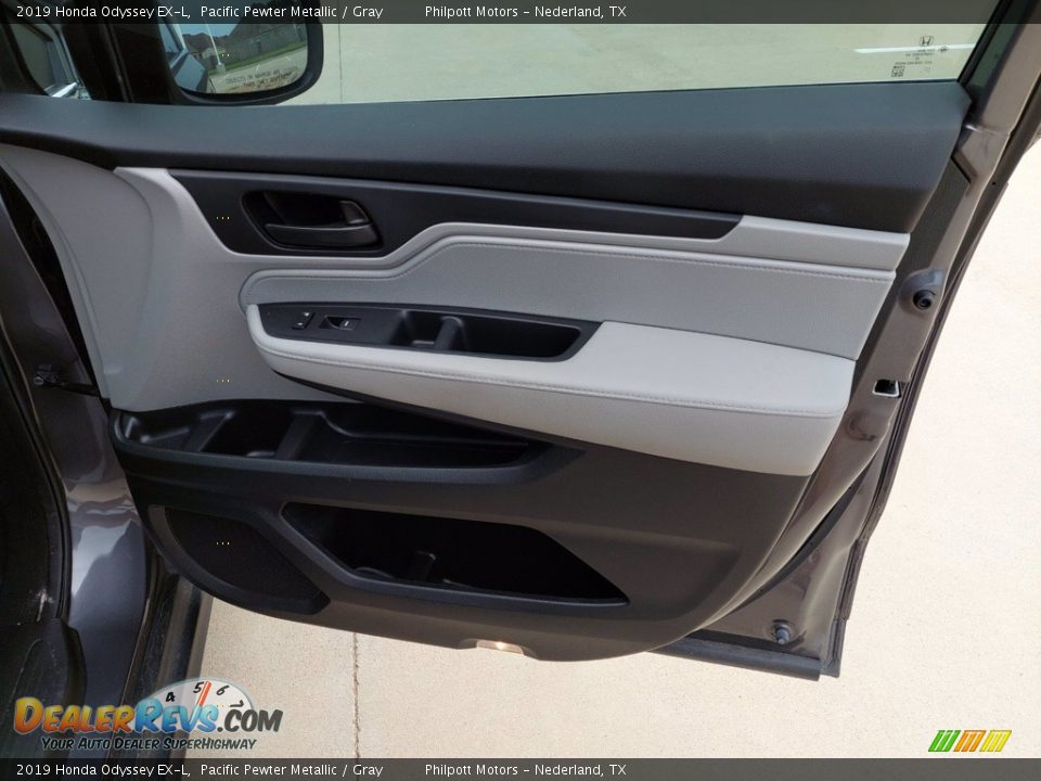 2019 Honda Odyssey EX-L Pacific Pewter Metallic / Gray Photo #28