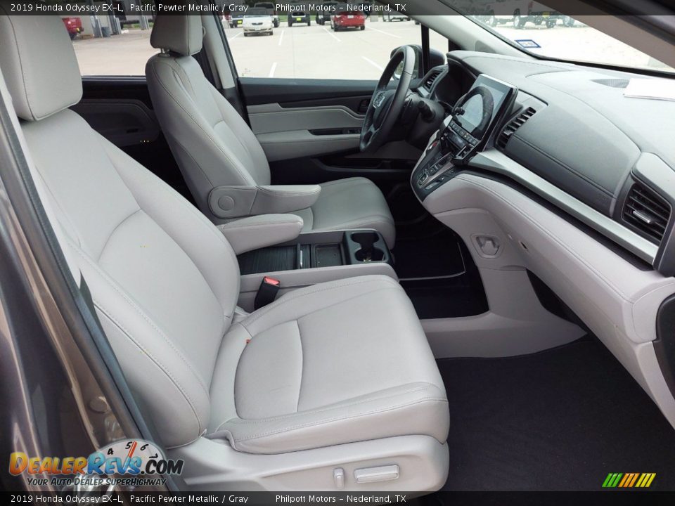 2019 Honda Odyssey EX-L Pacific Pewter Metallic / Gray Photo #29