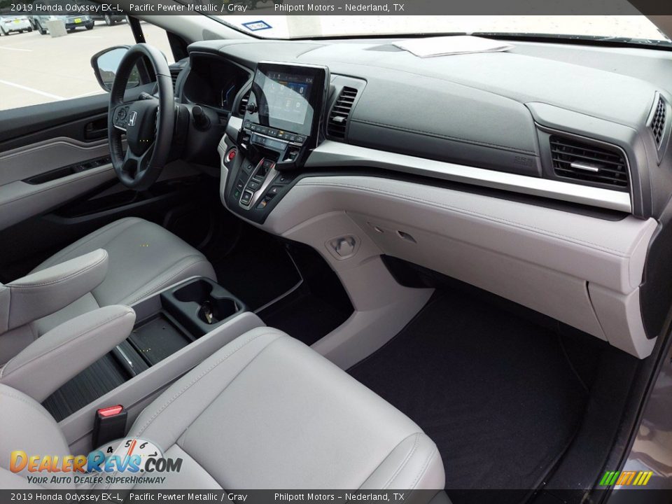 2019 Honda Odyssey EX-L Pacific Pewter Metallic / Gray Photo #30
