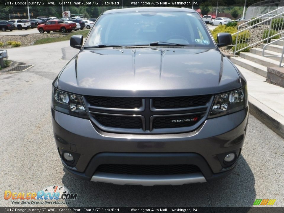 2017 Dodge Journey GT AWD Granite Pearl-Coat / GT Black/Red Photo #13