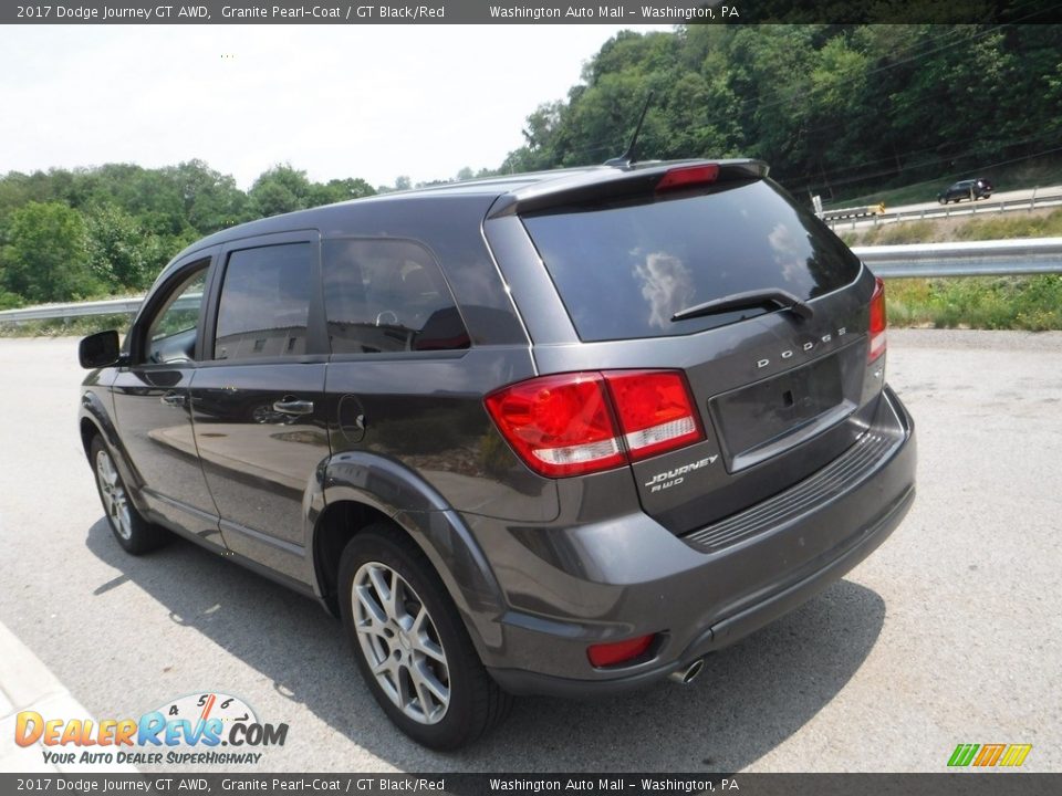 2017 Dodge Journey GT AWD Granite Pearl-Coat / GT Black/Red Photo #15