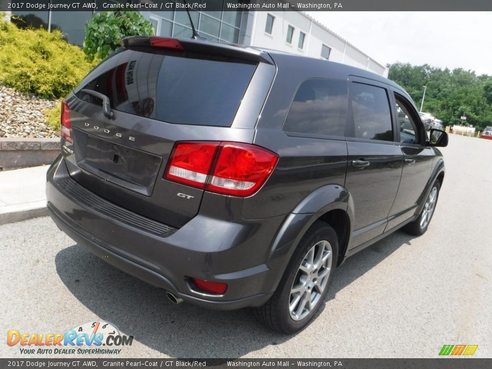 2017 Dodge Journey GT AWD Granite Pearl-Coat / GT Black/Red Photo #17