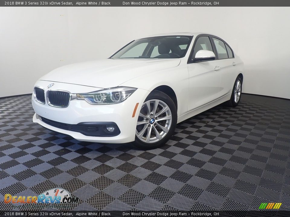 2018 BMW 3 Series 320i xDrive Sedan Alpine White / Black Photo #6