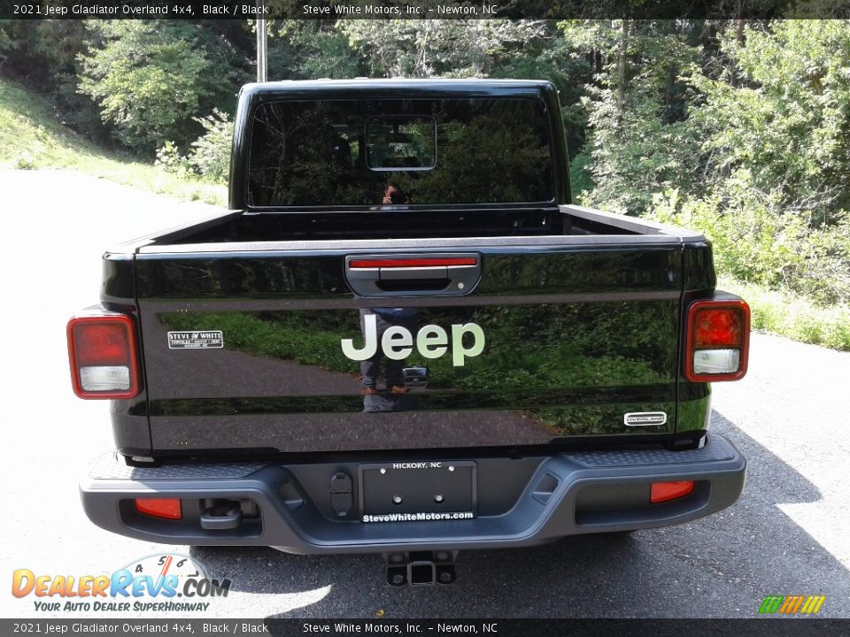 2021 Jeep Gladiator Overland 4x4 Black / Black Photo #7