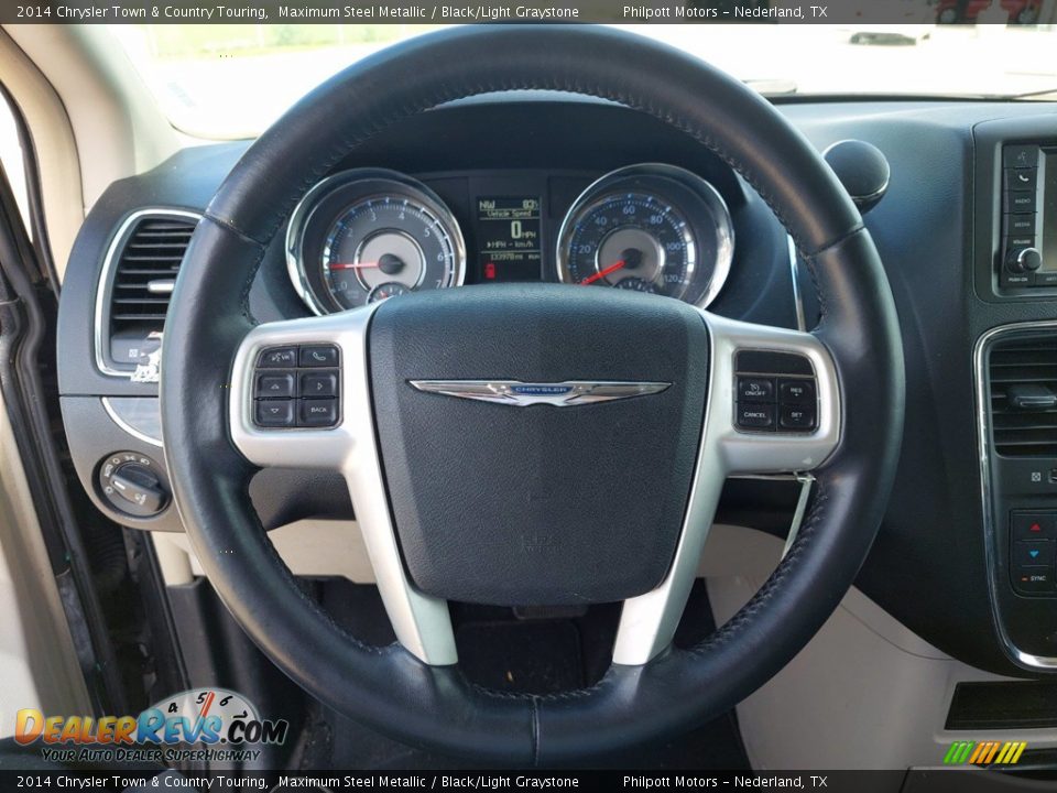 2014 Chrysler Town & Country Touring Maximum Steel Metallic / Black/Light Graystone Photo #11