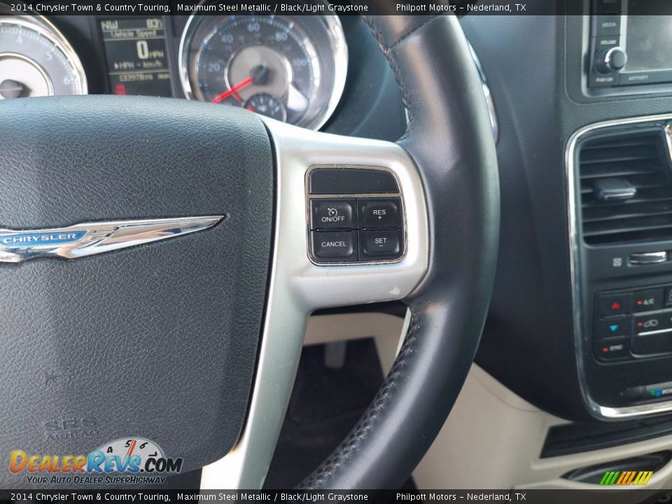 2014 Chrysler Town & Country Touring Maximum Steel Metallic / Black/Light Graystone Photo #13