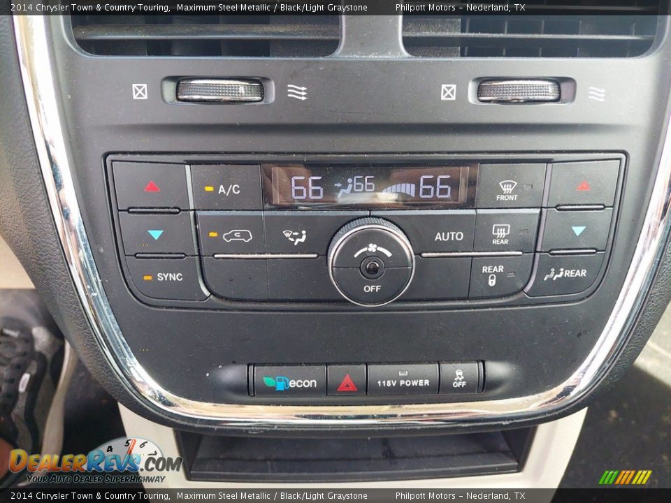 2014 Chrysler Town & Country Touring Maximum Steel Metallic / Black/Light Graystone Photo #17