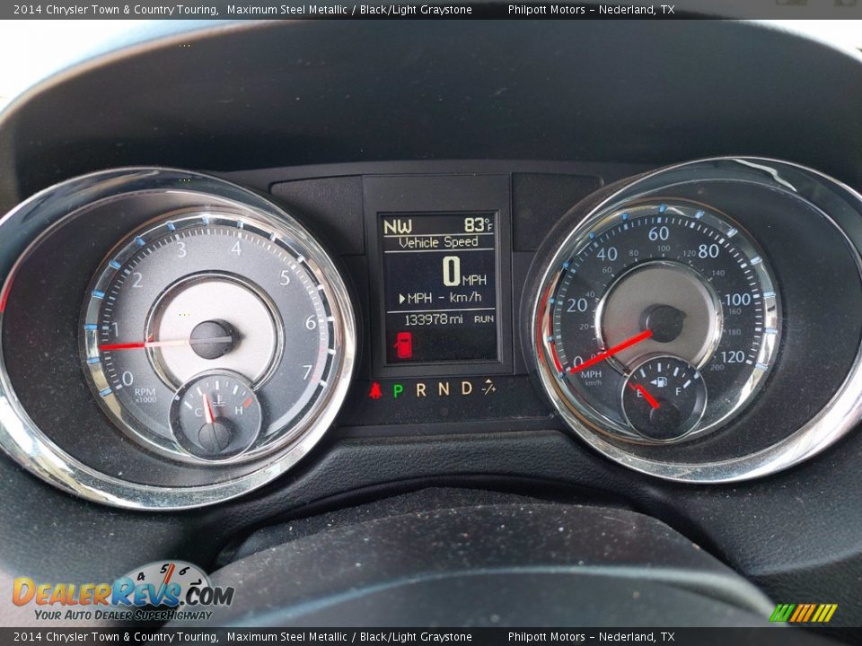 2014 Chrysler Town & Country Touring Maximum Steel Metallic / Black/Light Graystone Photo #18