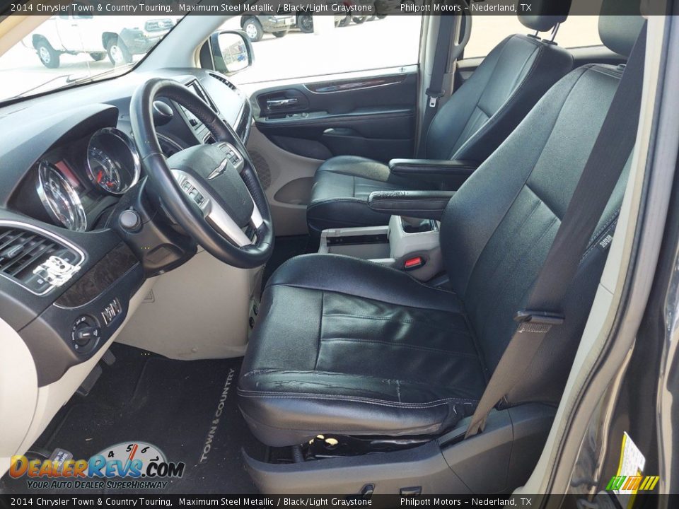 2014 Chrysler Town & Country Touring Maximum Steel Metallic / Black/Light Graystone Photo #19