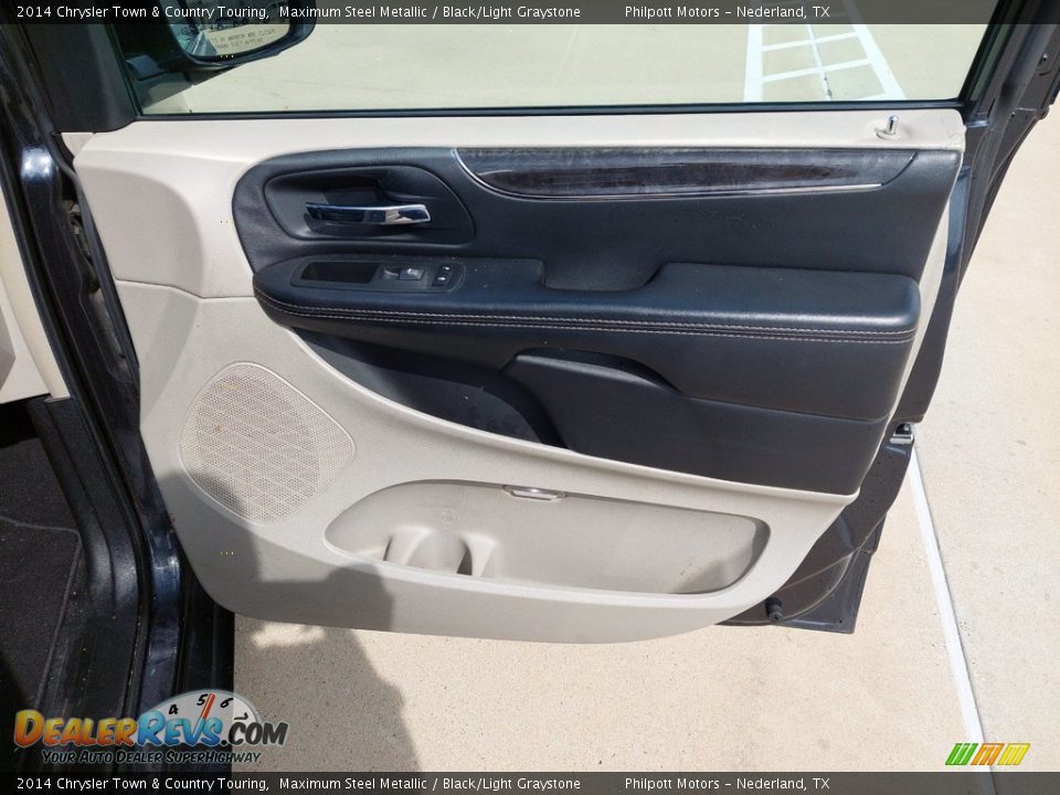 2014 Chrysler Town & Country Touring Maximum Steel Metallic / Black/Light Graystone Photo #24