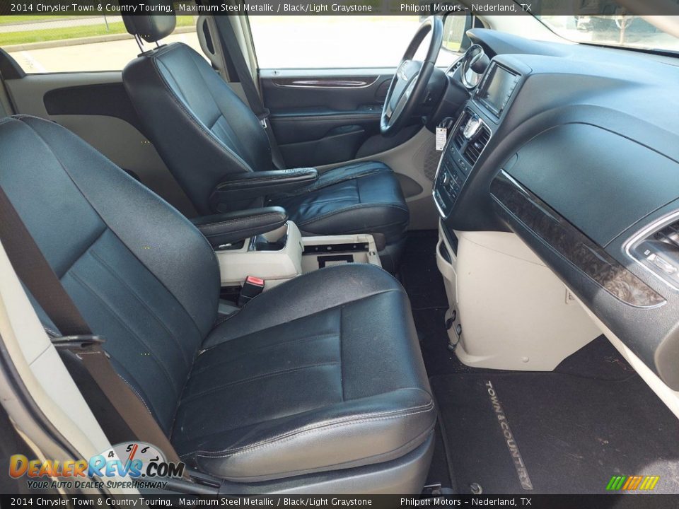 2014 Chrysler Town & Country Touring Maximum Steel Metallic / Black/Light Graystone Photo #25