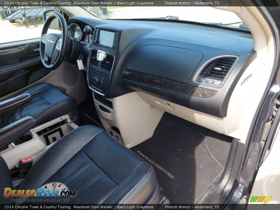 2014 Chrysler Town & Country Touring Maximum Steel Metallic / Black/Light Graystone Photo #26