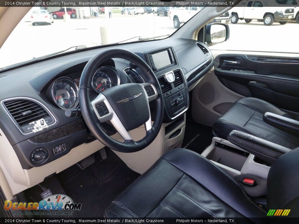 2014 Chrysler Town & Country Touring Maximum Steel Metallic / Black/Light Graystone Photo #29