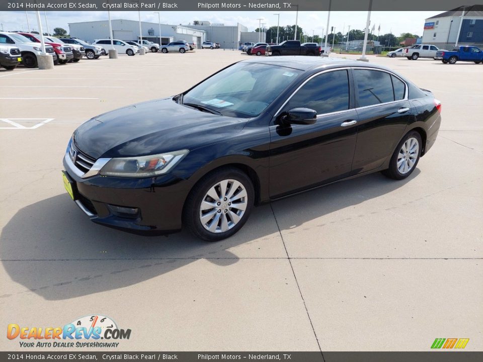 2014 Honda Accord EX Sedan Crystal Black Pearl / Black Photo #3